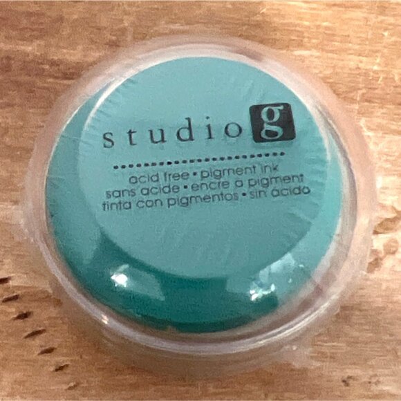 Studio G Acid-Free Pigment Ink Pad Turquoise VP0027 1083354 HAMPTON ART - Picture 3 of 3